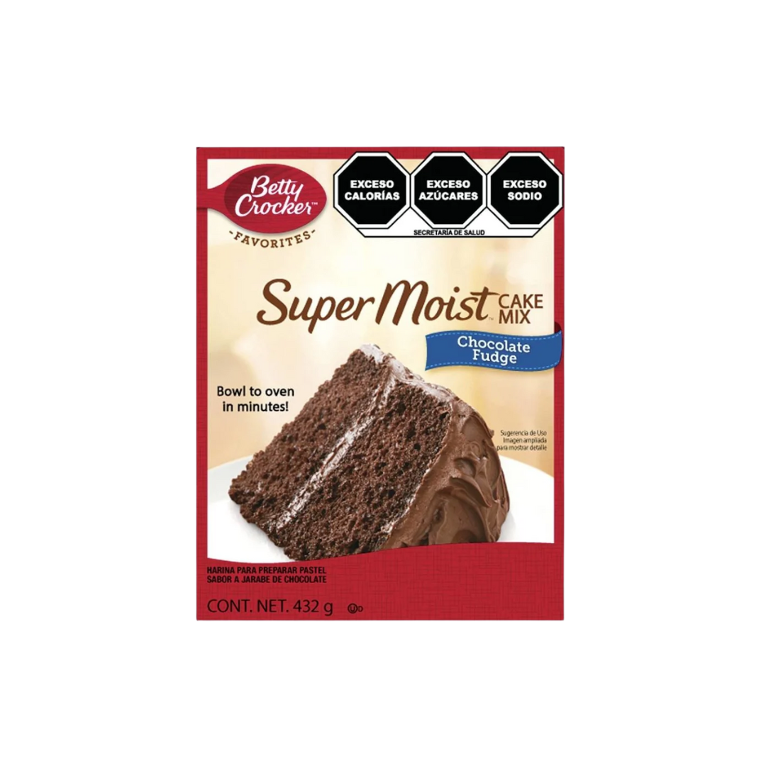 Harina para Pastel de Chocolate Obscuro Betty Crocker 432 gr