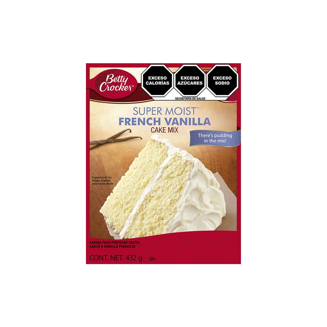 Harina para Pastel de Vainilla Betty Crocker 432 gr