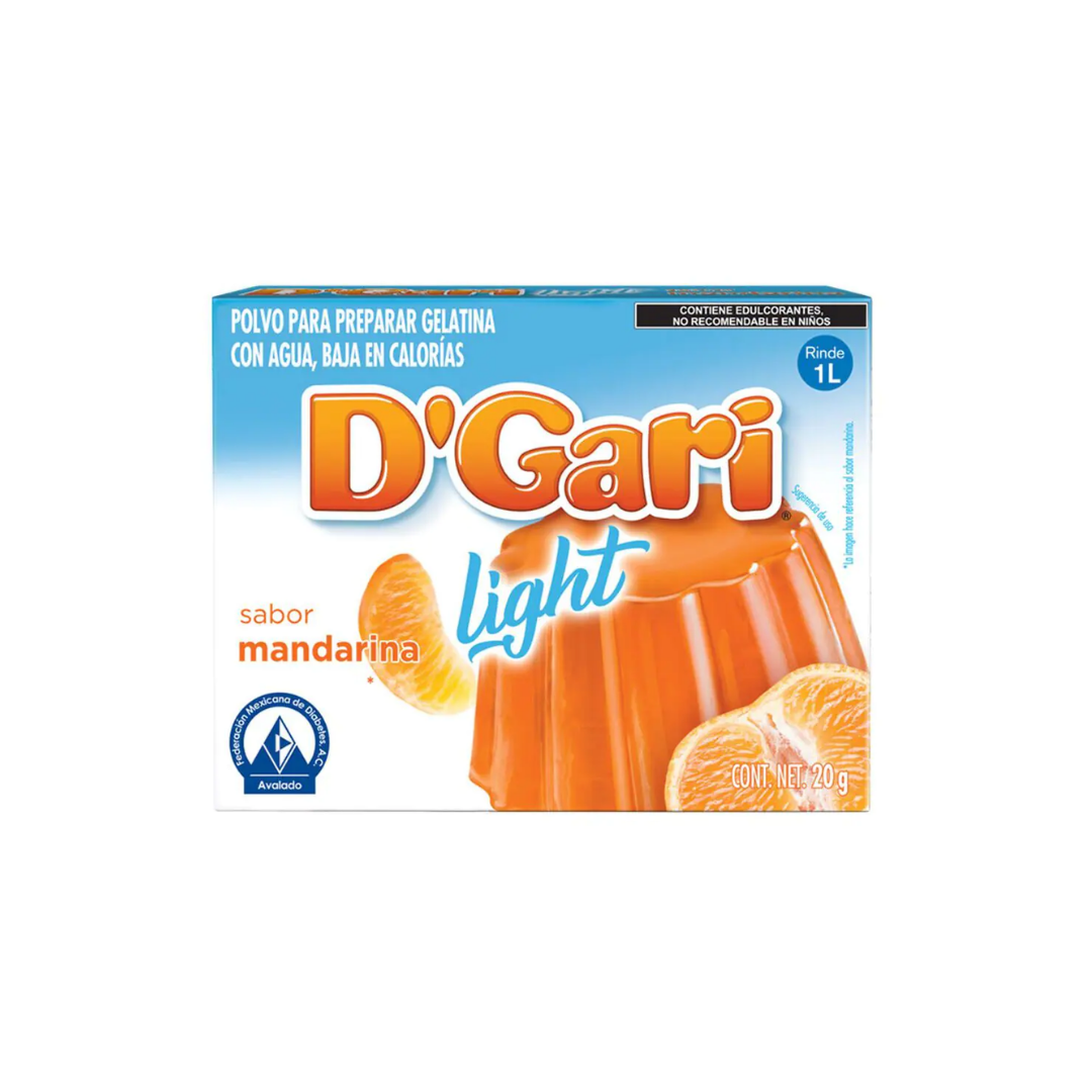 Gelatina Light de Mandarina D´Gari 2 Sobres de 10 gr