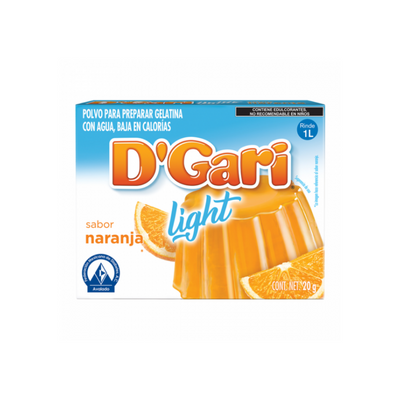 Gelatina Light de Naranja D´Gari 2 Sobres de 10 gr