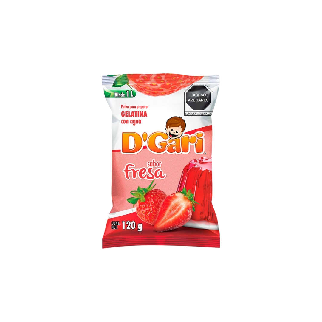 Gelatina de Fresa D´Gari 120 gr