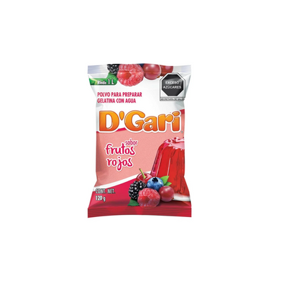 Gelatina de Frutos Rojos D´Gari 120 gr