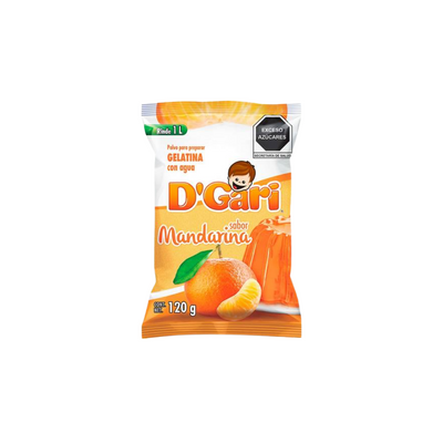 Gelatina de Mandarina D´Gari 120 gr