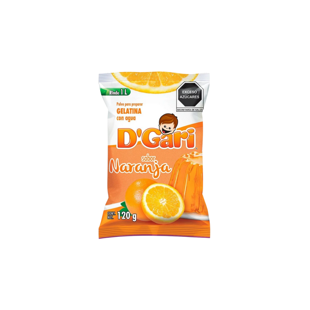 Gelatina de Naranja D´Gari 120 gr