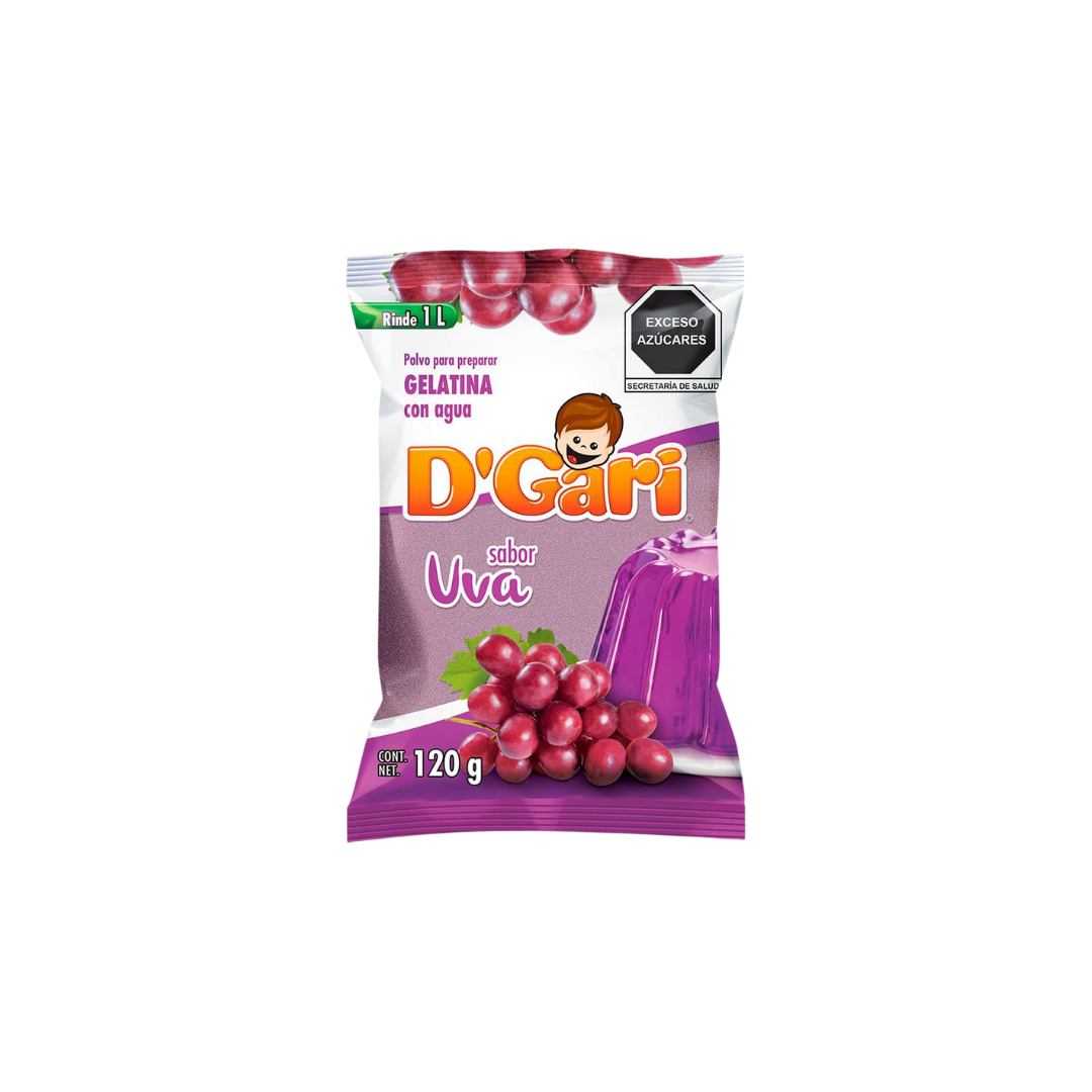 Gelatina de Uva D´Gari 120 gr