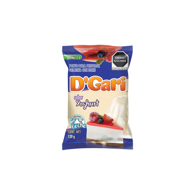 Gelatina de Yoghurt D´Gari 120 gr