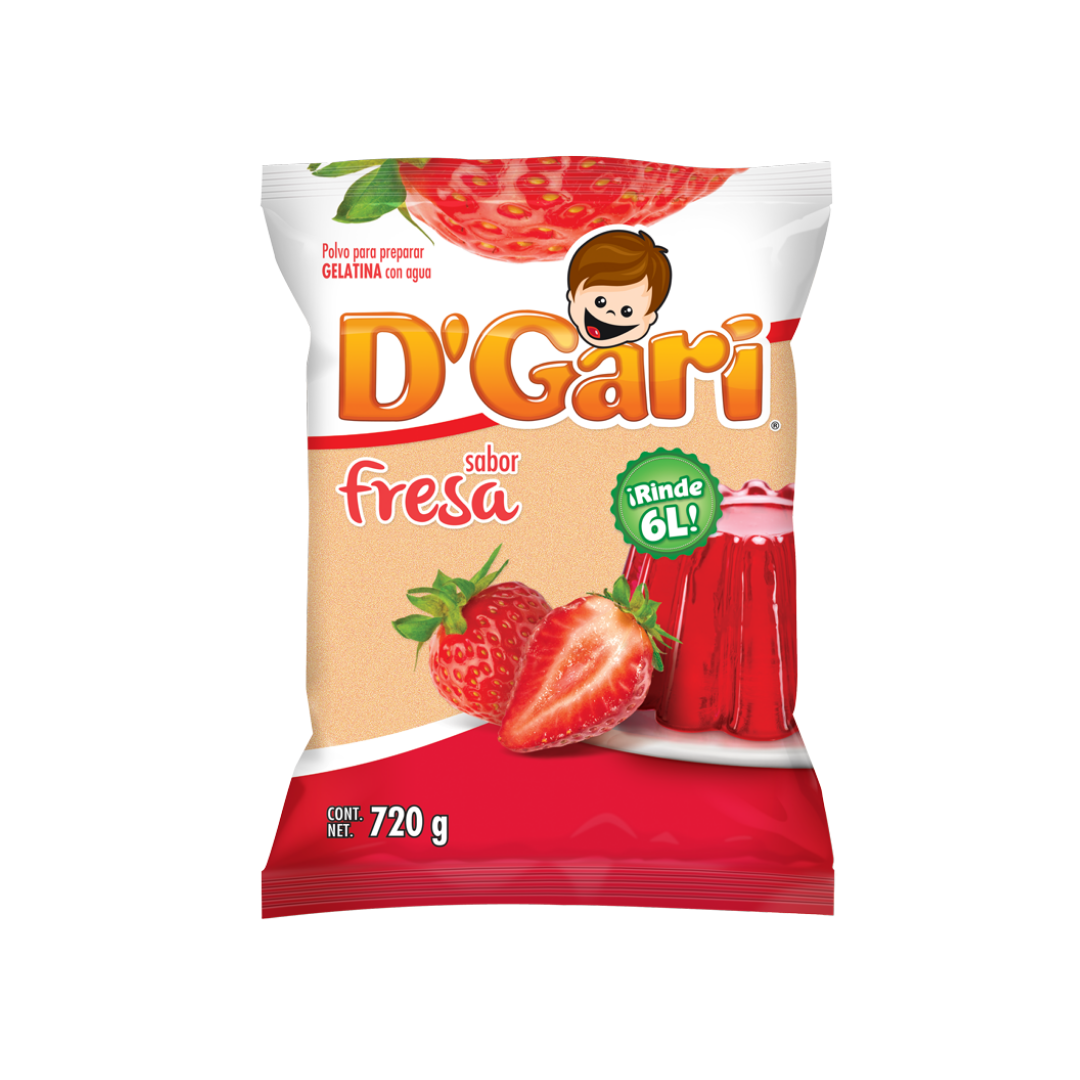 Gelatina de Fresa D´Gari 720 gr