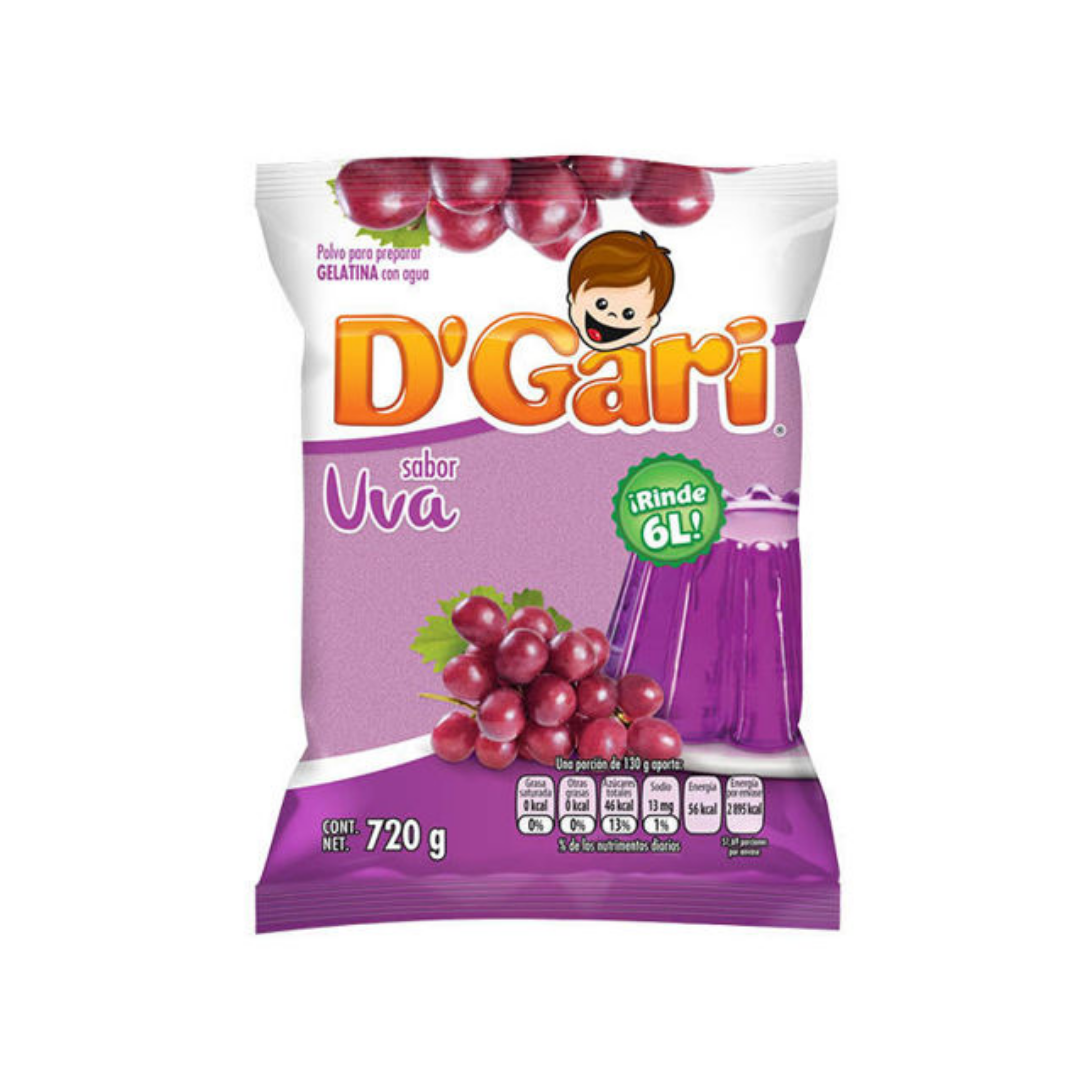 Gelatina de Uva D´Gari 720 gr