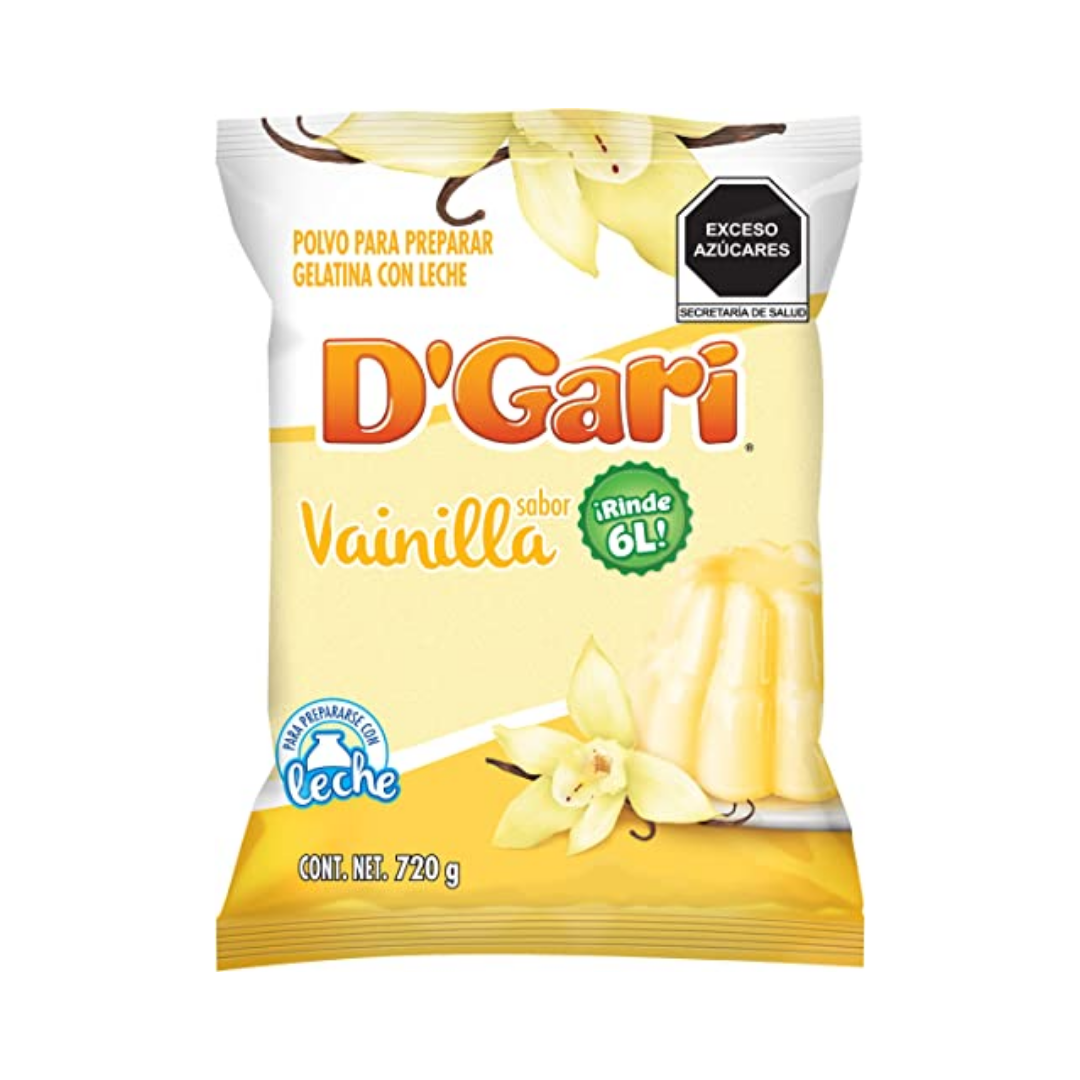 Gelatina de Vainilla D´Gari 720 gr