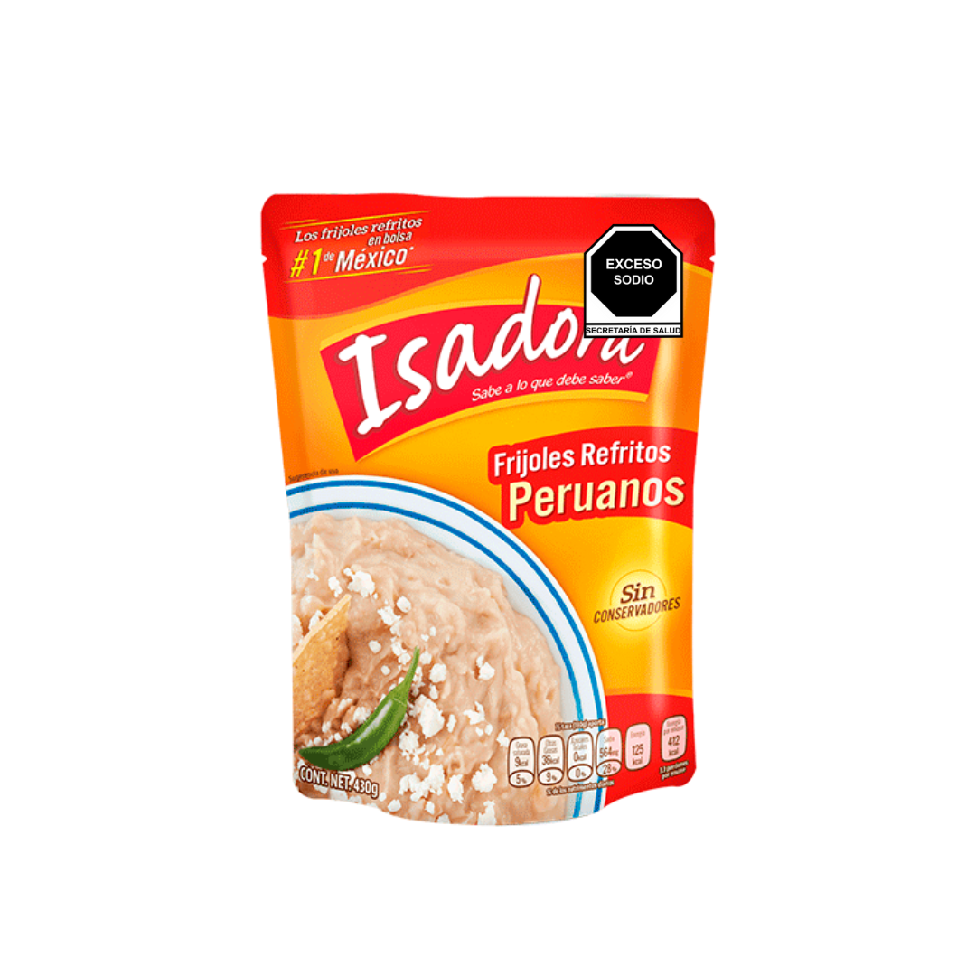 Frijoles Peruano Refrito Isadora 430 gr