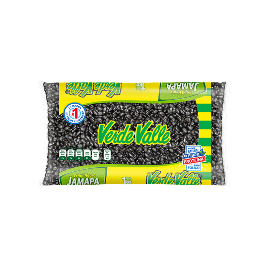 Frijol Negro Jamapa Verde Valle 1 kg