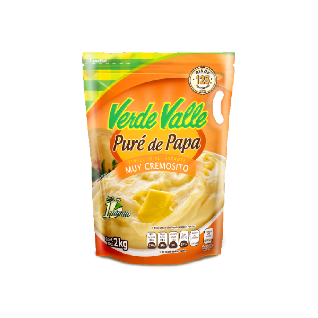 Puré de Papa Verde Valle 2 kg