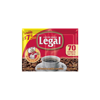 Café Molido Legal 60 Sobres de 30 gr
