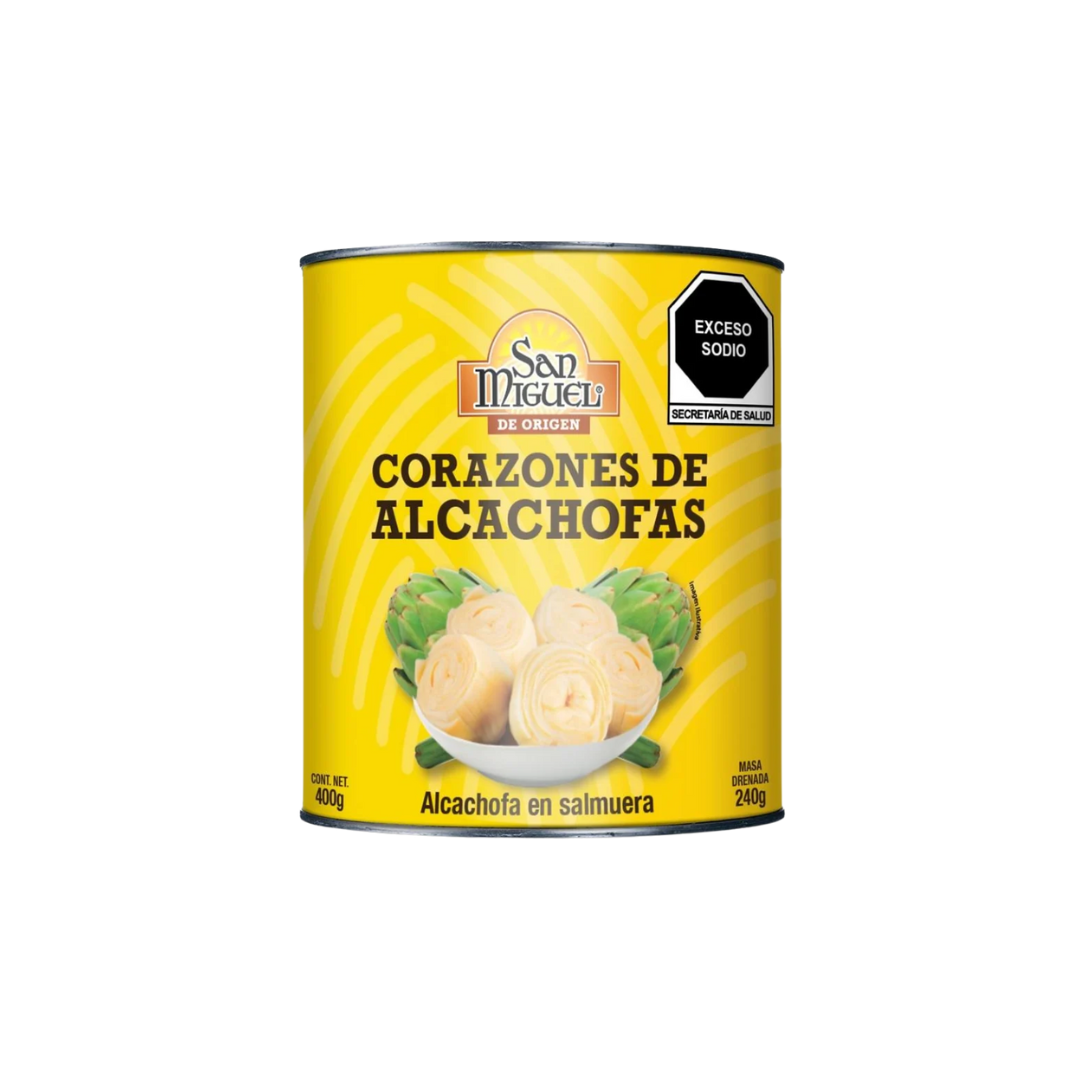 Corazones de Alcachofa San Miguel 400 gr