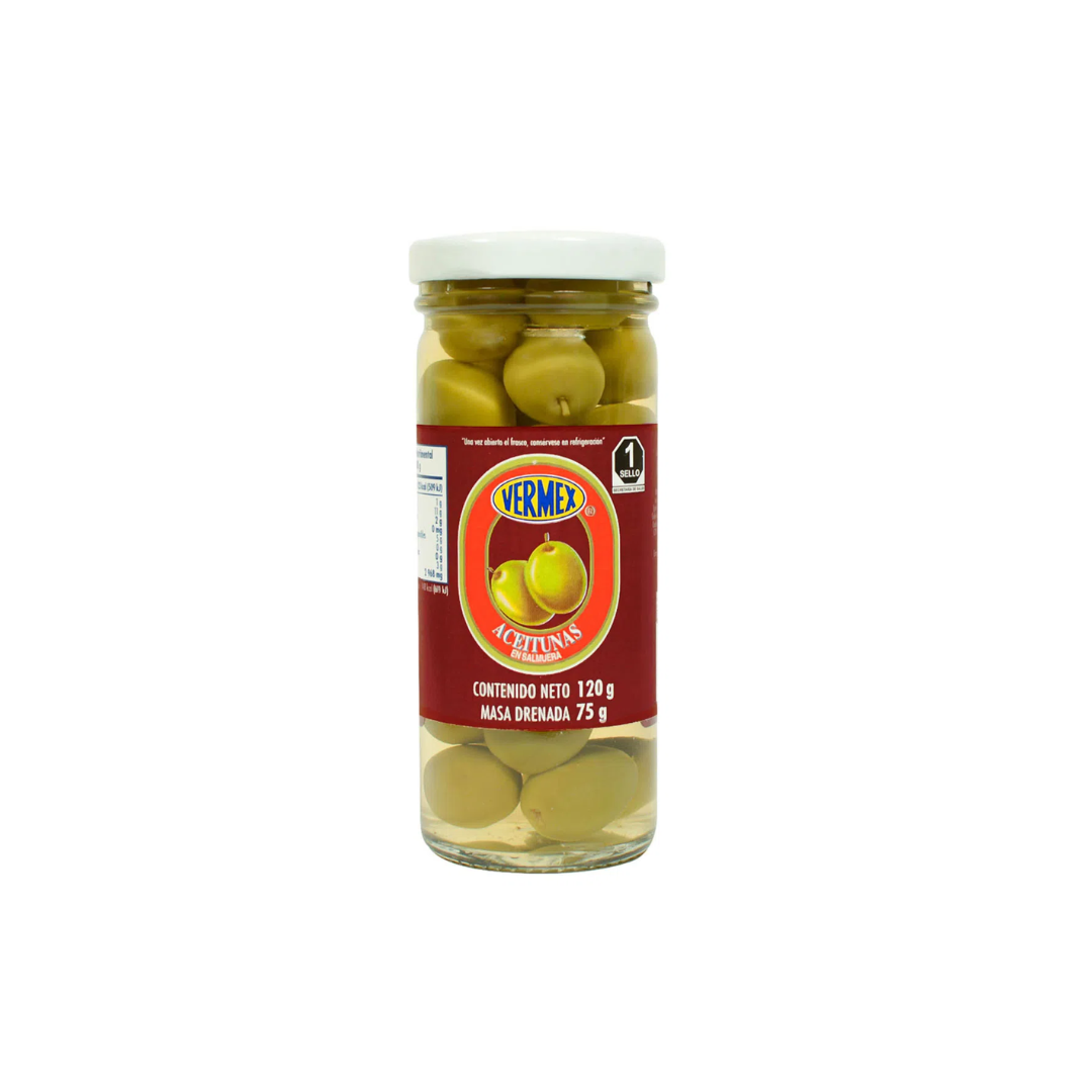 Aceitunas Enteras Vermex 120 gr