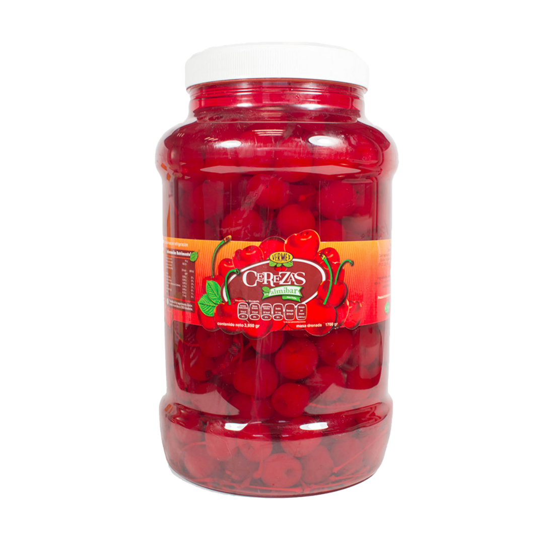 Cerezas con Tallo Vermex 4.25 kg