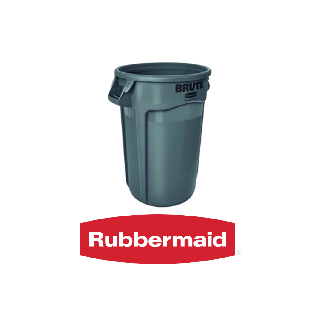 Contenedor Gris de 55 Galones Rubbermaid 1 pieza